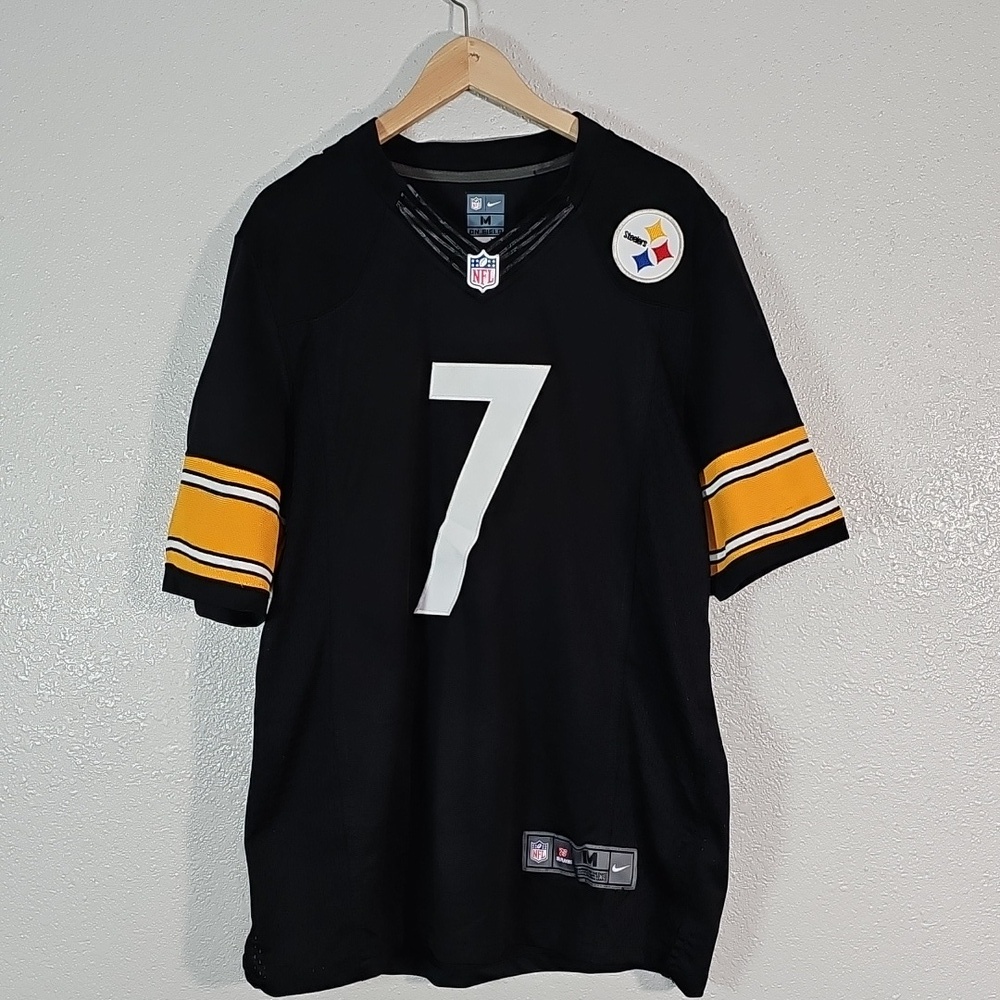 Nike Ben Roethlisberger Pittsburgh Steelers black home jersey. - Picture 3 of 7